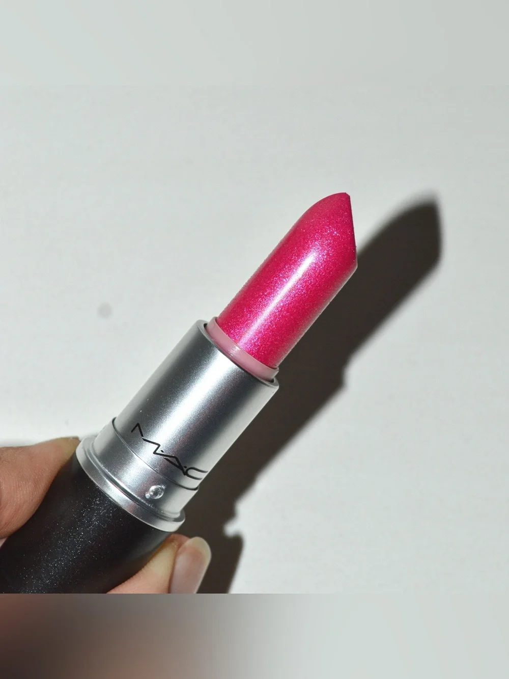 MAC Cosmetics Metallic Lipstick *IONIZED IRIS* Extra Rare LE Bright Magenta BNIB